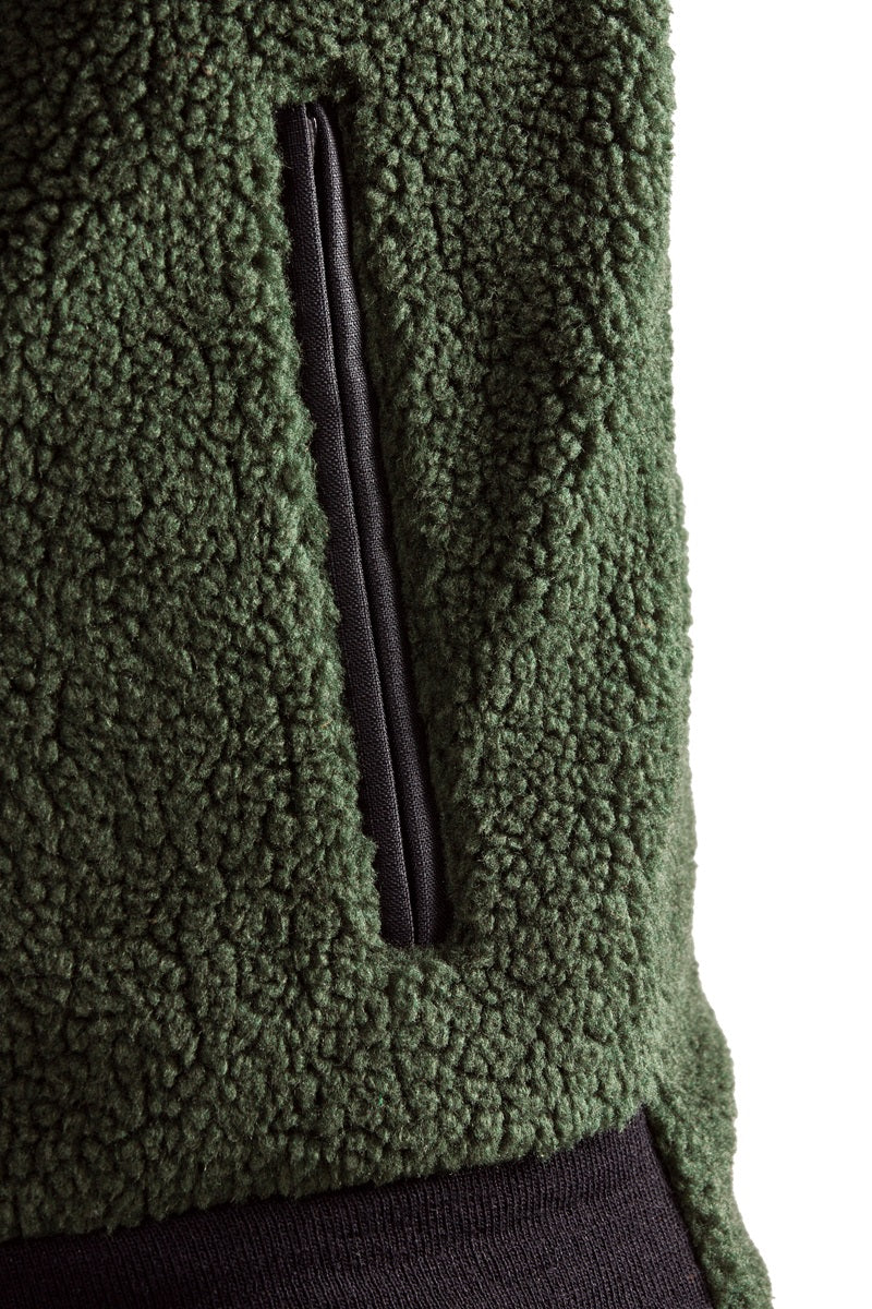 Faserpelzjacke Midland – Detail Armtasche