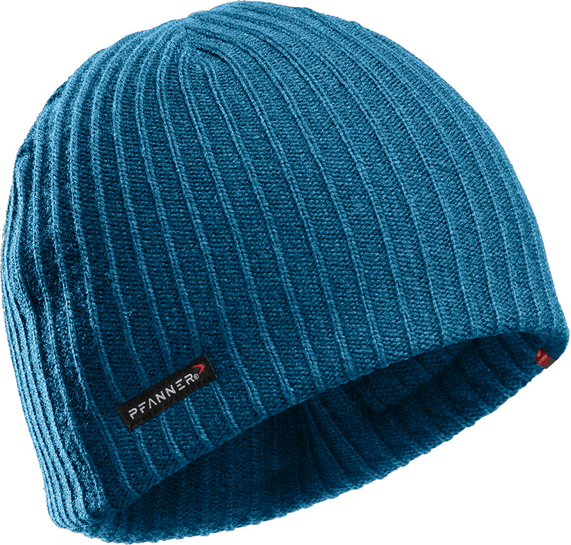 PrimaLoft® Gold Strickmütze – Blue - melange