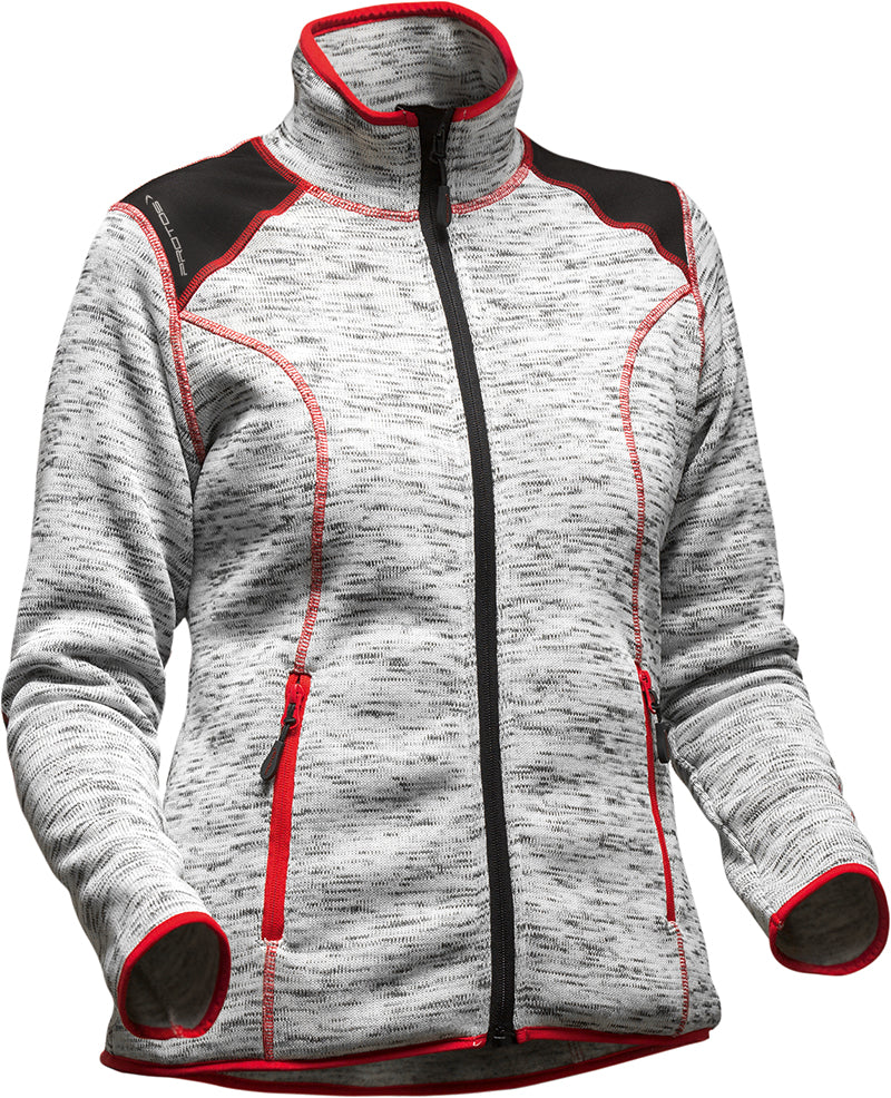 Protos Inuit Jacke Women – Damen-Strickjacke mit Softflanell-Innenseite