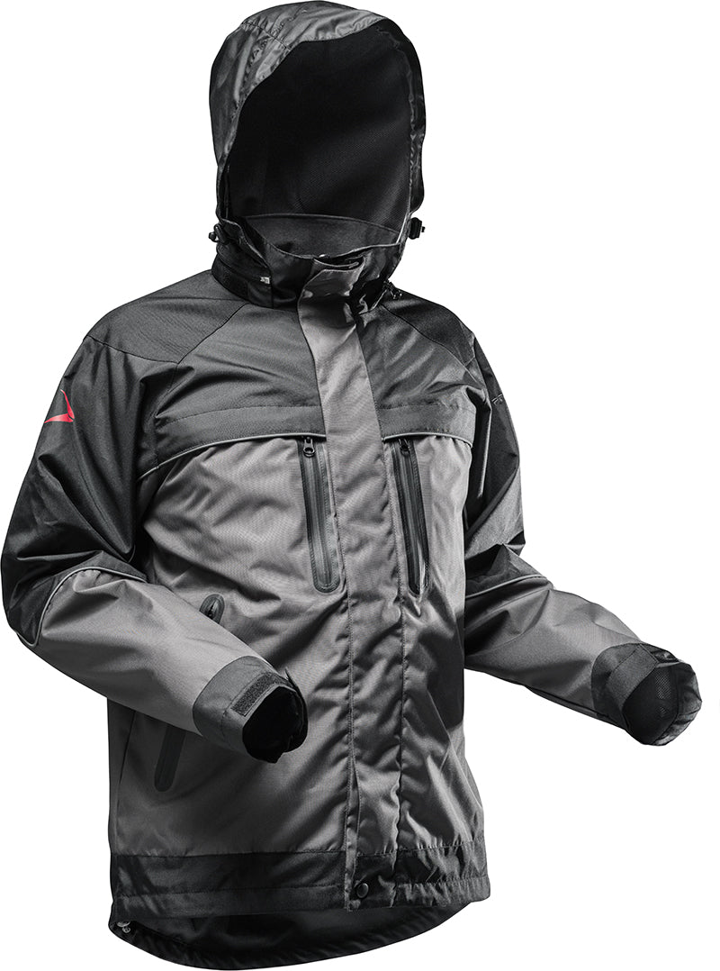 Nanoshield® Regenjacke – Grau - schwarz