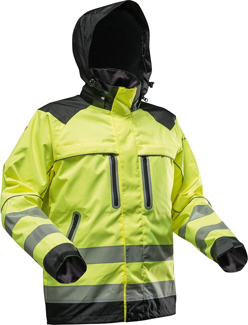 Nanoshield Regenjacke EN 20471 – Neongelb, Ansicht 5