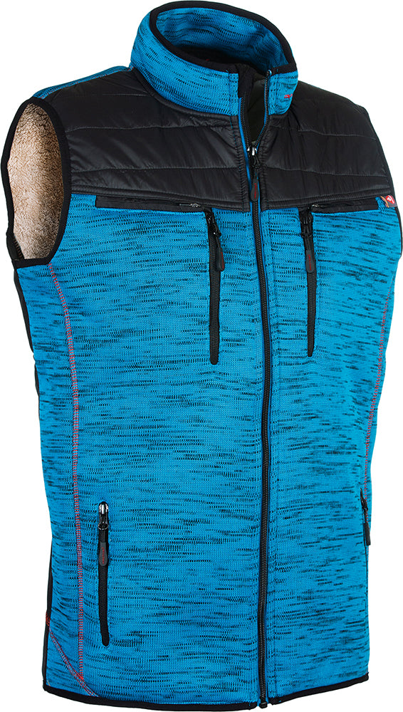 Protos Inuit Teddy Weste – Blue/Melange