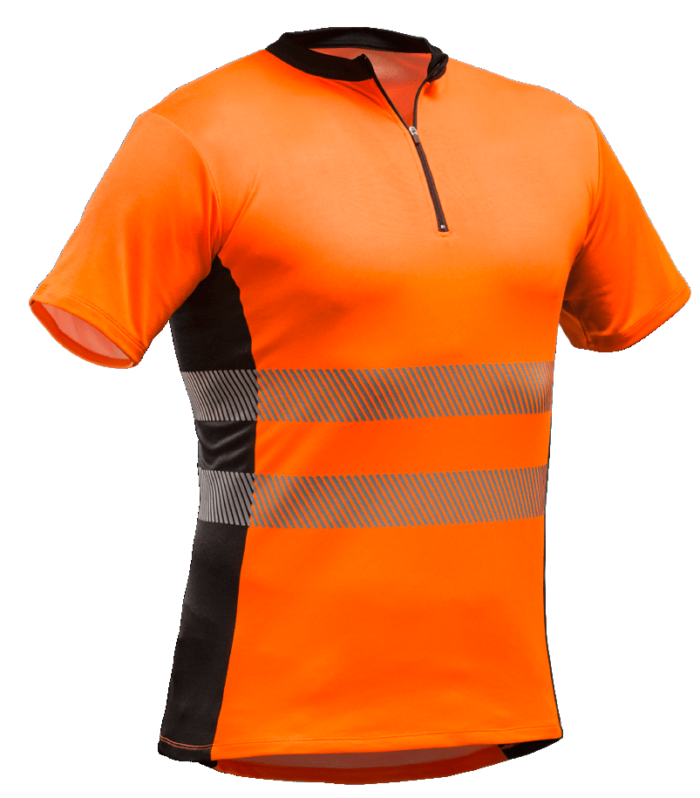 Tencel™-Poly Zipp-Neck Shirt